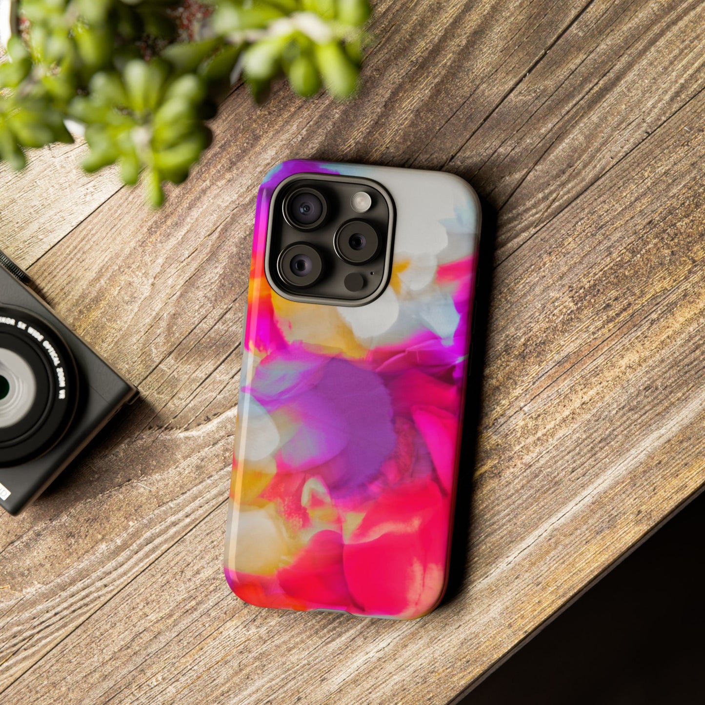 Floral Phone Case: Stylish Art for Your Device, Tough Cases, Gift for Her, Flower Print, Trendy Accessories, Phone Protection