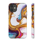 Artistic Phone Case, Tough Cases with Colorful Marble Design
