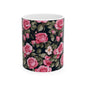 Floral Ceramic Coffee Mug - Perfect for Home, Gifts, Tea Lovers, Mother's Day, Floral Decor, Tea or Coffee, Rose Design