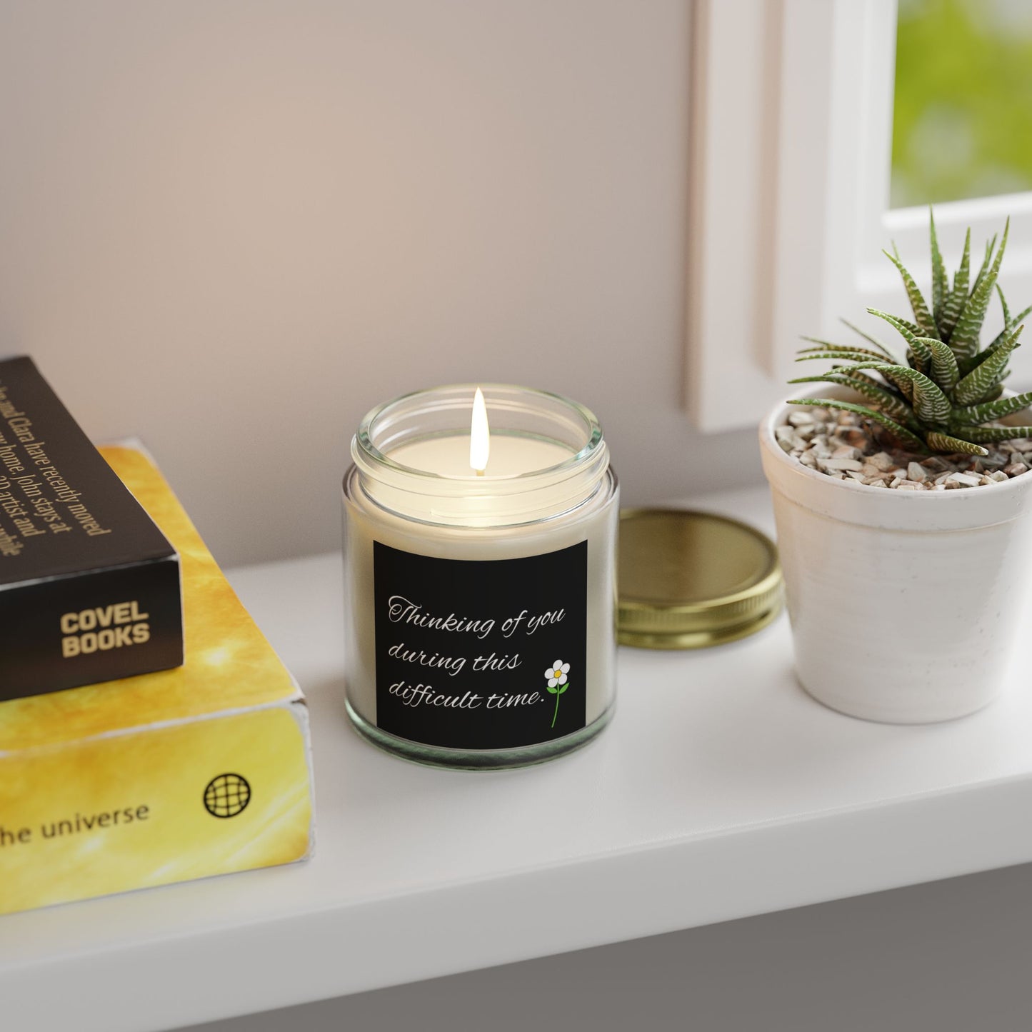 Thoughtful Scented Candle - Perfect for Comfort Gifts, Relaxation, Home Decor, Self-Care, Sympathy