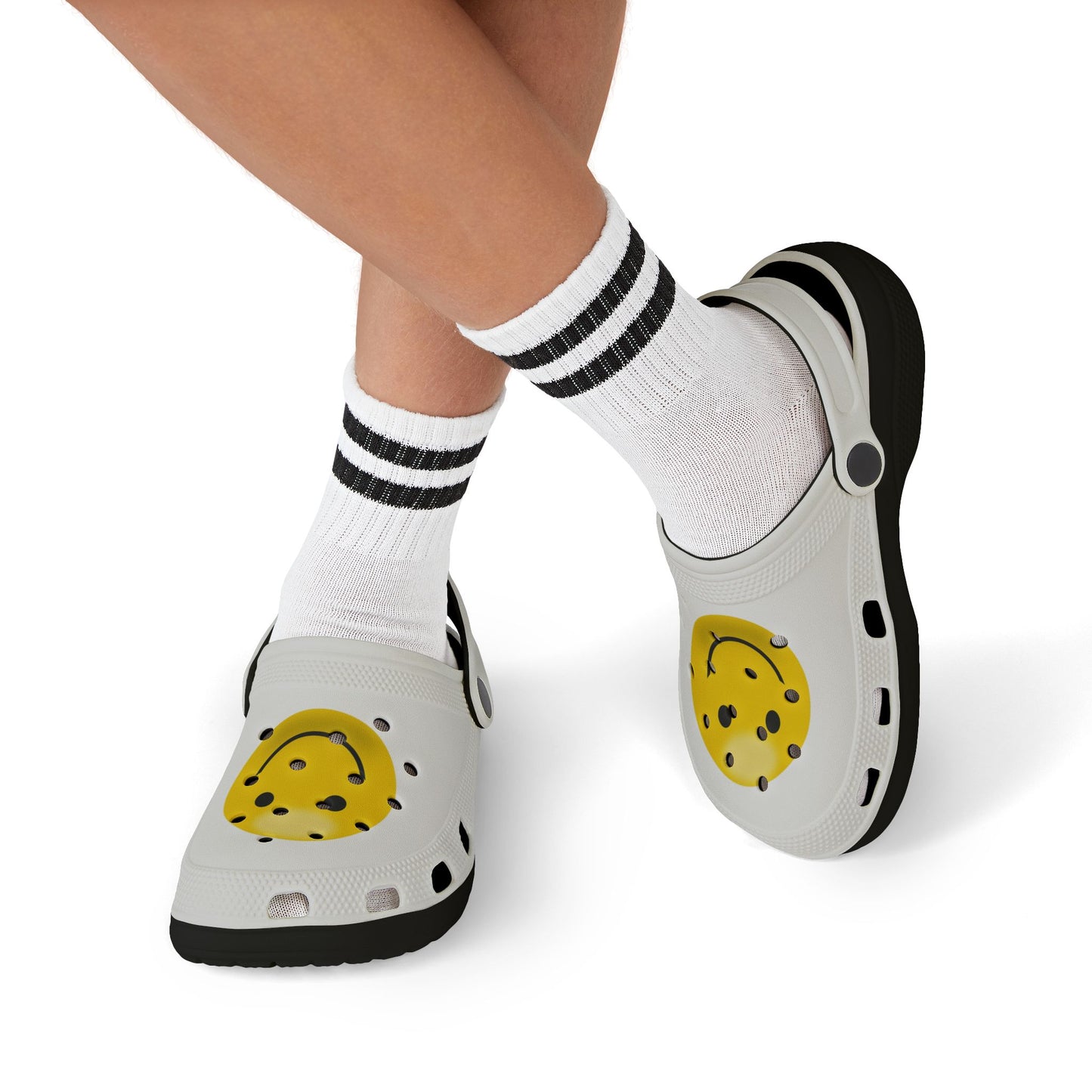 Smiley Face Clogs, Kid's Foam Shoes