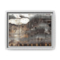 Framed Music Notes Canvas Print — Abstract Vintage Piano & Sheet Music Wall Art