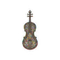 Colorful Violin Kiss-Cut Stickers | Artistic Music Decor, Laptop Stickers, Instrument Lover Gifts, Scrapbooking Supplies, Violin Art