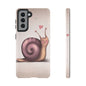 Cute Snail Phone Case — Pink Heart Cartoon Protective iPhone Cover