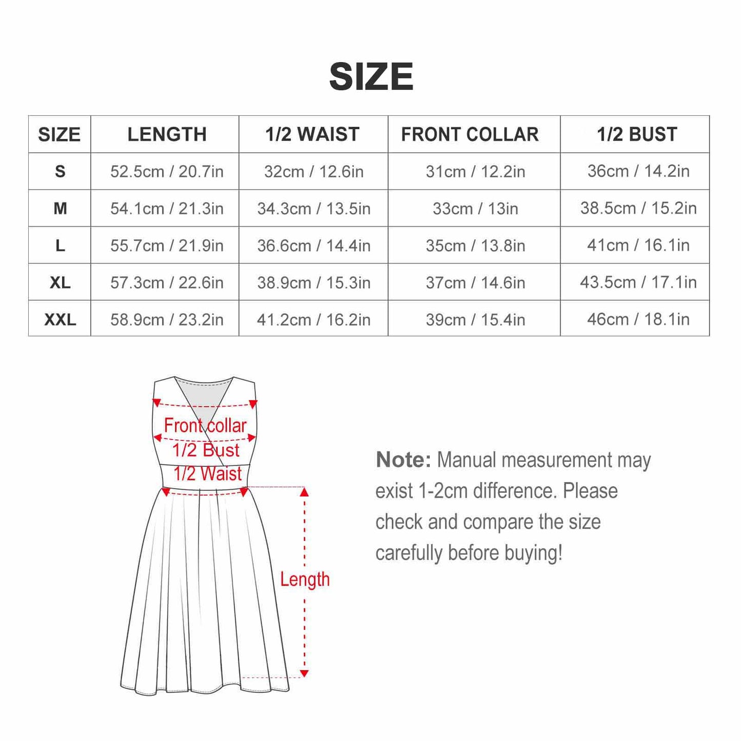 Sleeveless High Waist Dress