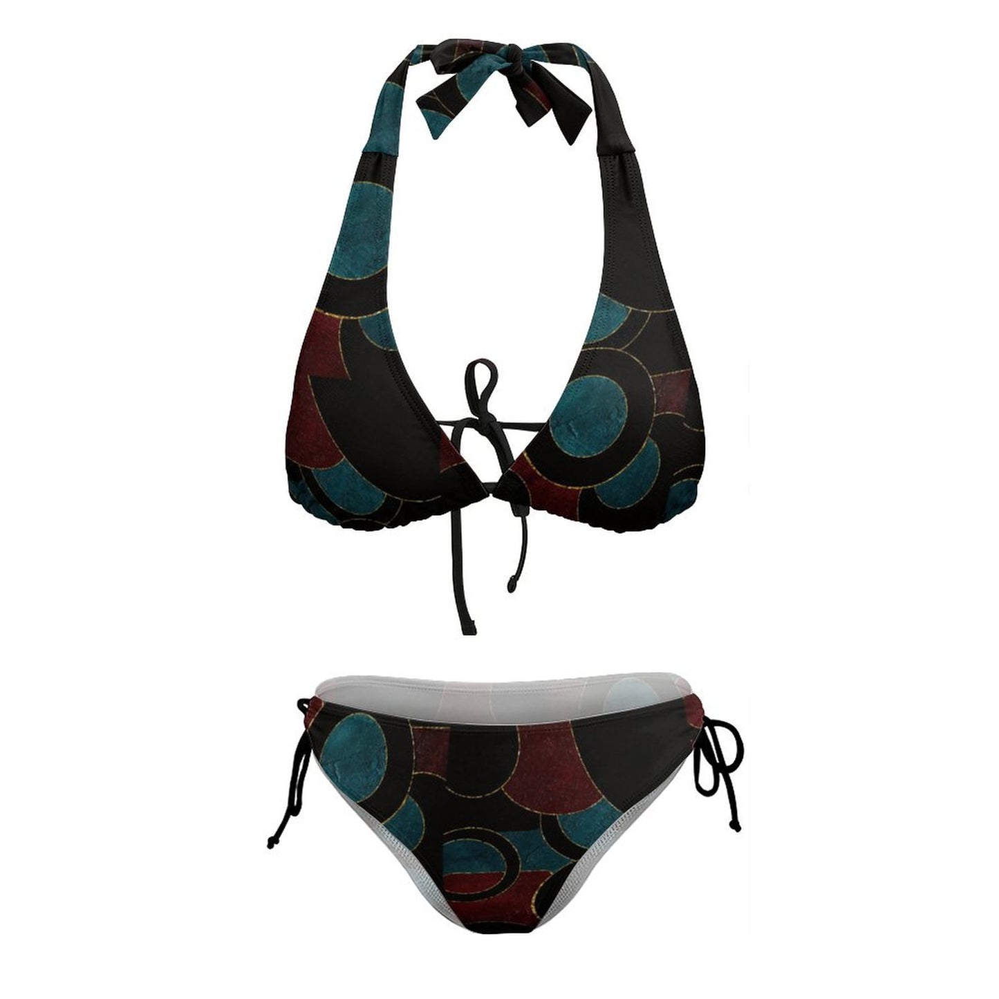 Two Piece Halter Swimsuit