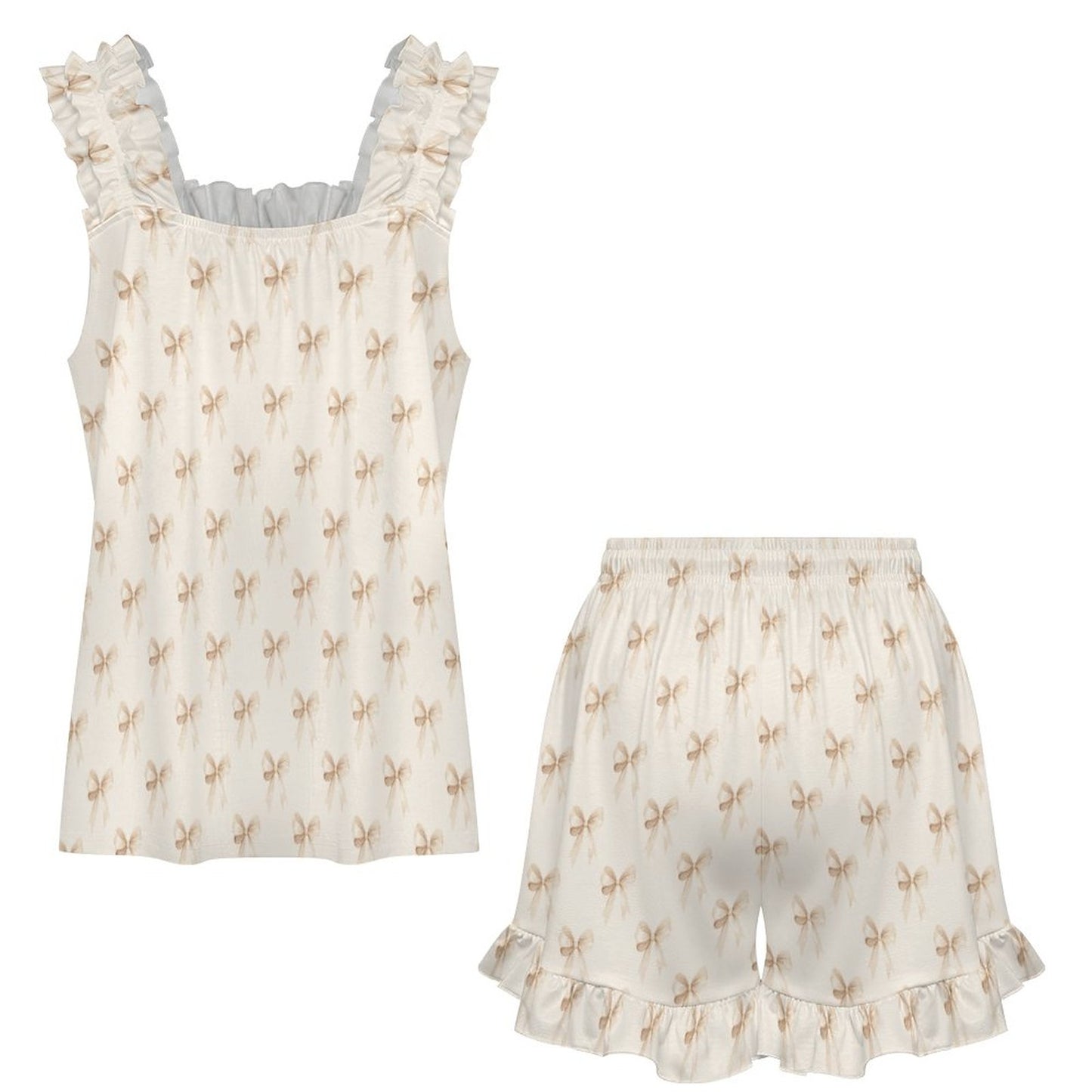 Ruffled Pajama Set