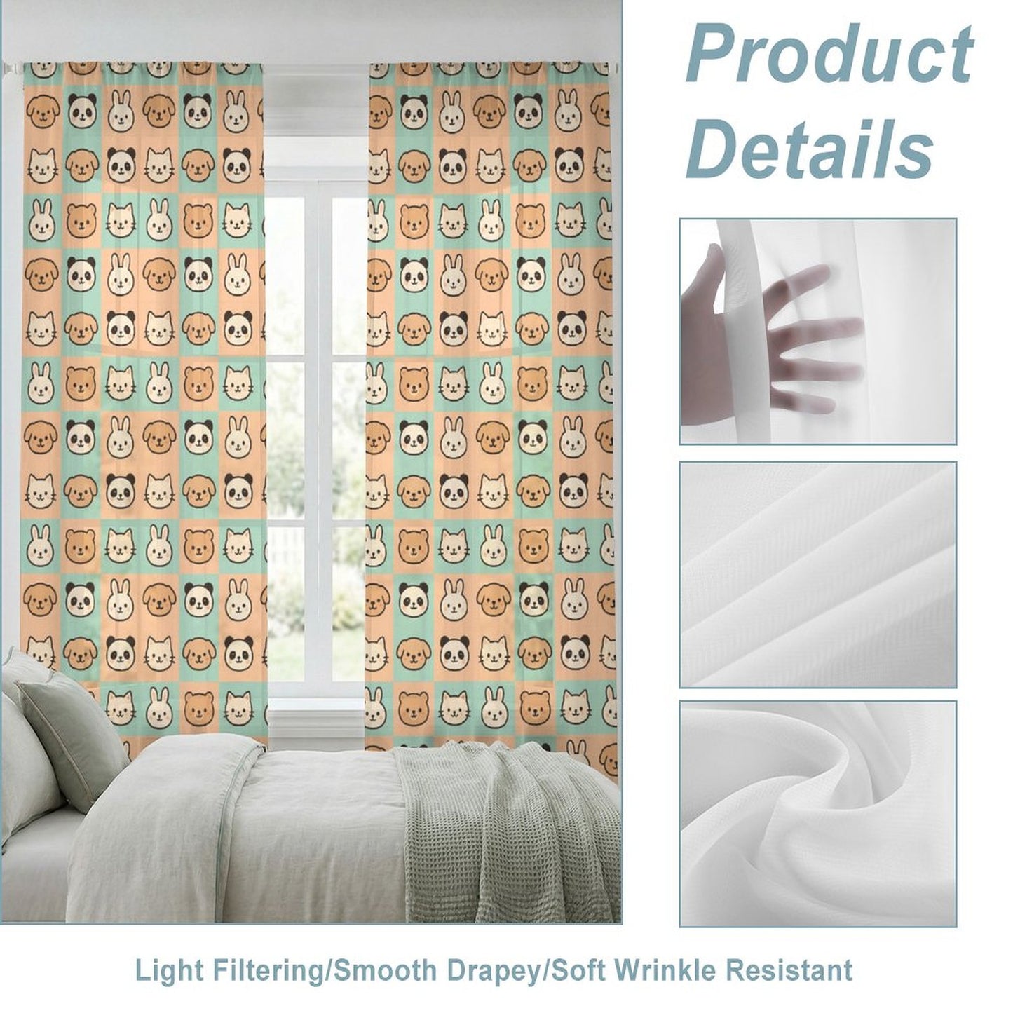 Sheer Curtain - Kids Room