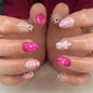 French Minimalist Nude Pink Almond Short Press On Nails