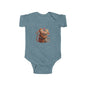Infant Fine Jersey Bodysuit - Monkey