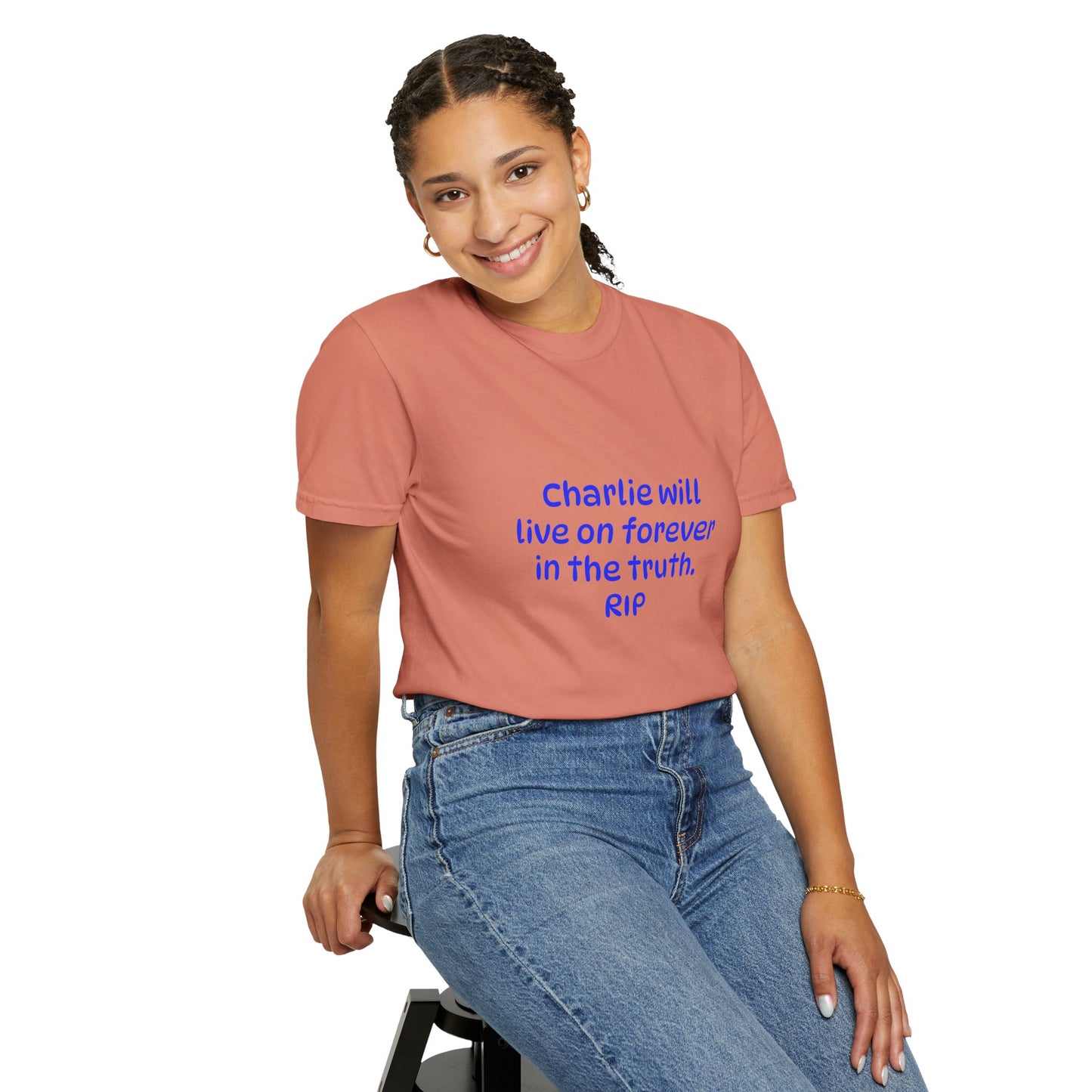 Inspirational Quote T-Shirt, Unisex Cotton Tee, Charlie Forever Shirt, Motivational Apparel, Gift for Friends, Casual Wear, Thoughtful [...]