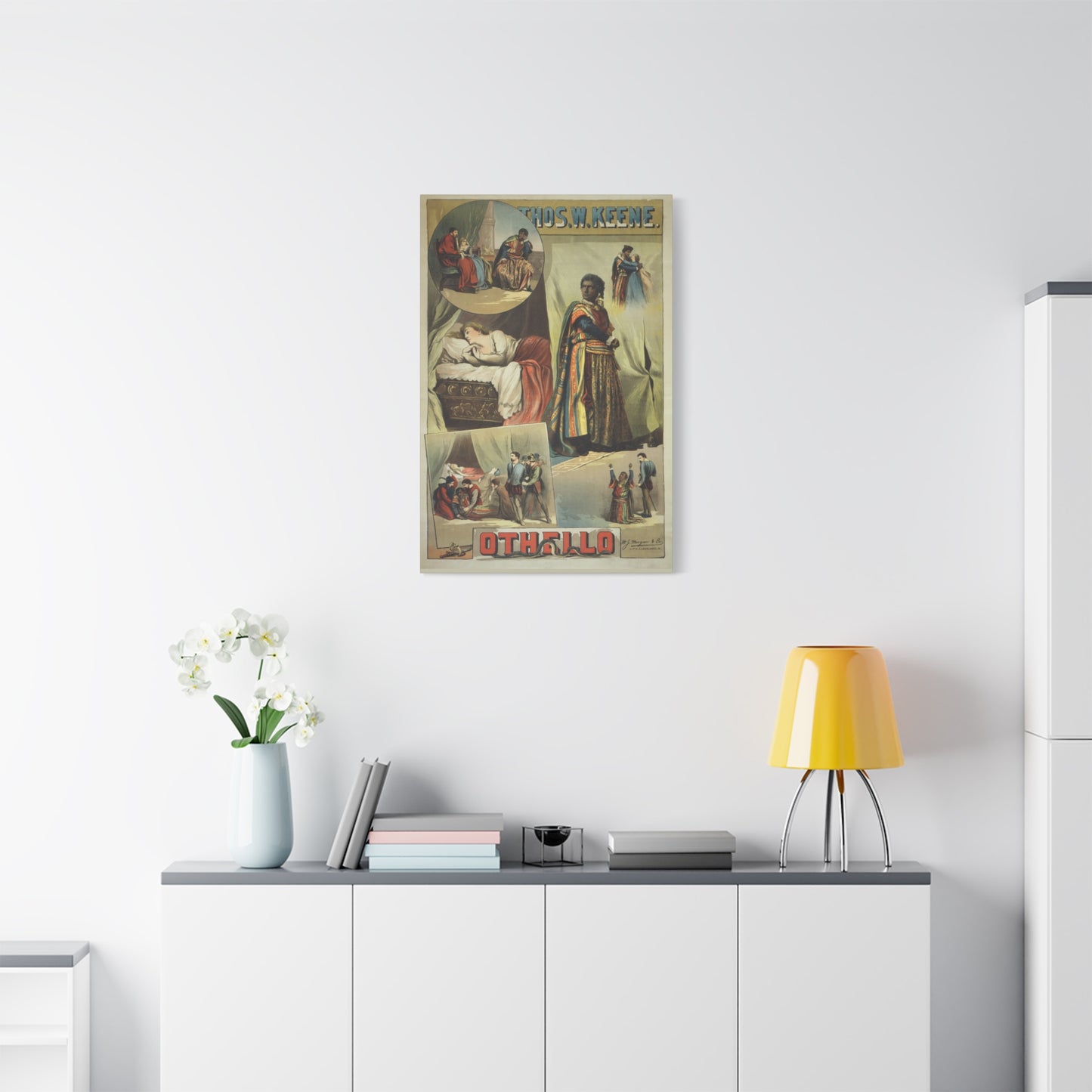 Othello Vintage Playbill Matte Canvas Wall Art