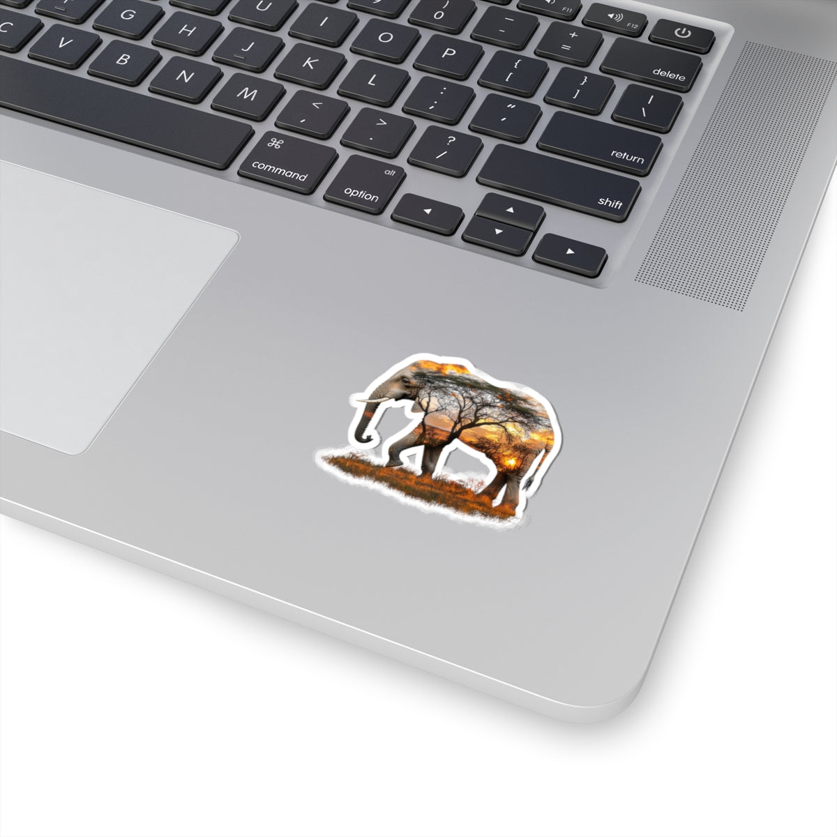 Wildlife Elephant Kiss-Cut Stickers - Nature Lover Decor
