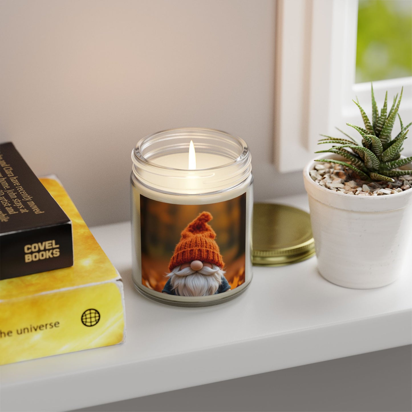 Autumn Gnome Scented Candles, Cozy Home Decor, Fall Gifts, Seasonal Aromatherapy, Relaxation, Thanksgiving Celebration