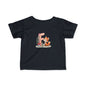 Whimsical Fox Infant Tee, Cute Kids Shirt, Personalized Baby Clothing, Baby Shower Gift, Eco-Friendly Toddler Tee