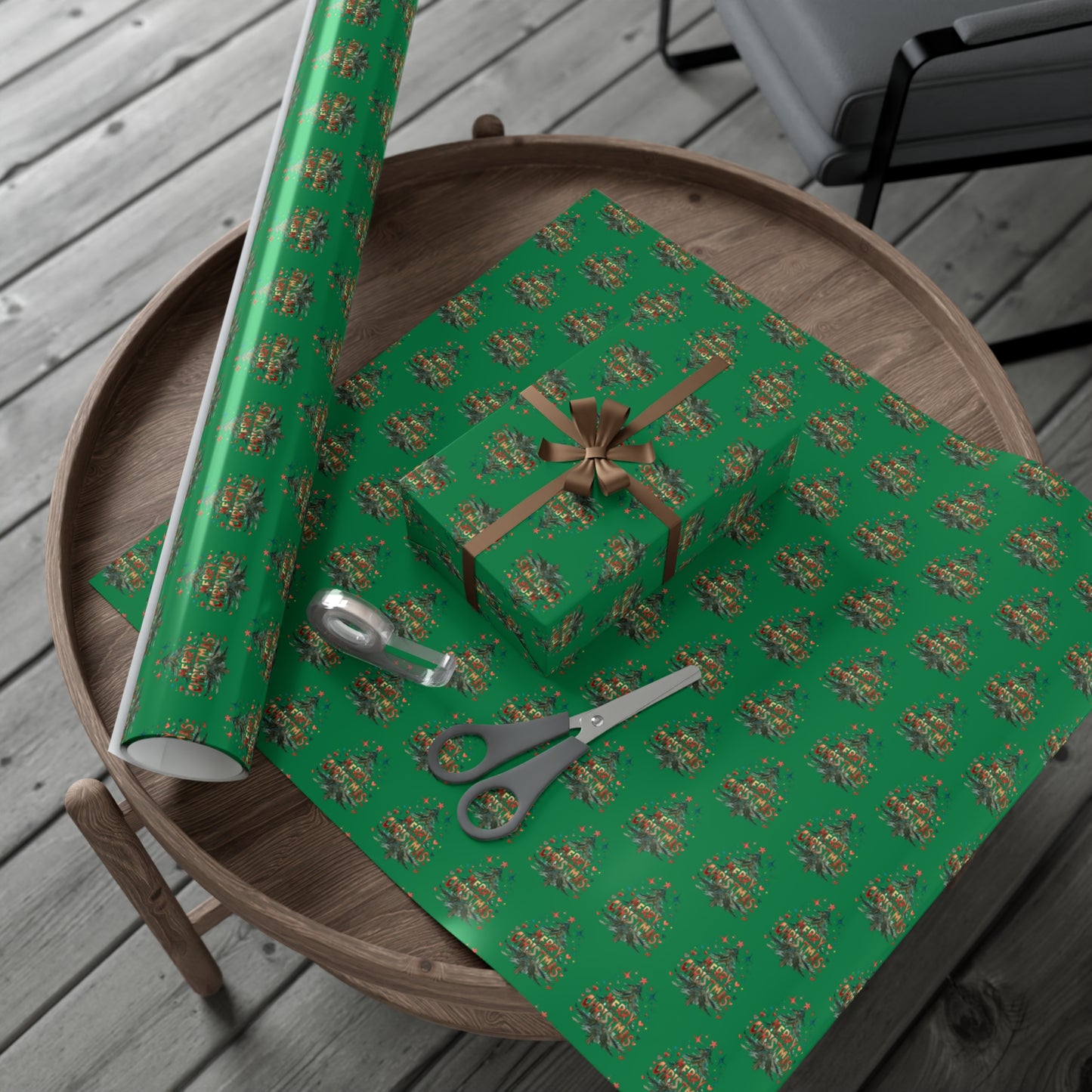 Festive Gift Wrap Papers for Holiday Cheer, Christmas Wrapping Paper, Eco-Friendly Gift Wrap, Decorative Gift Covering, AI Design Inspired