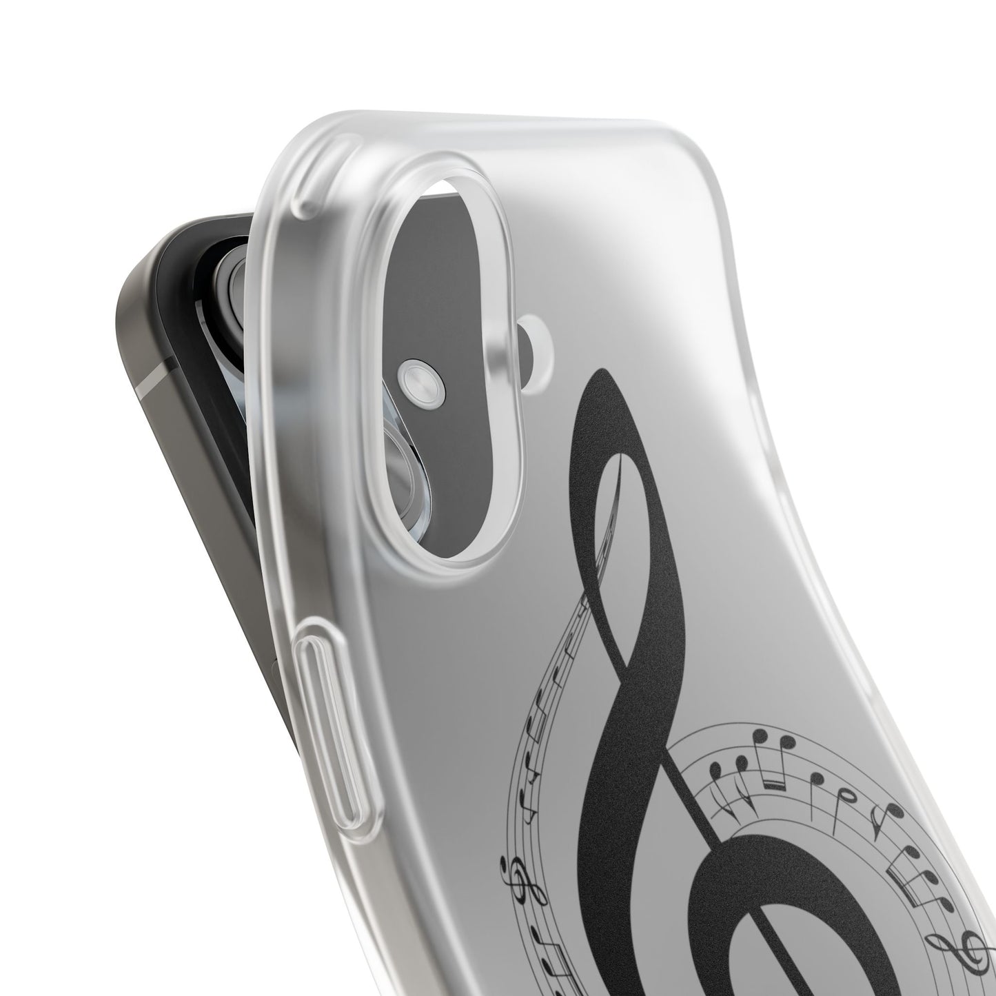 Phone Case — Musical Treble Clef Design