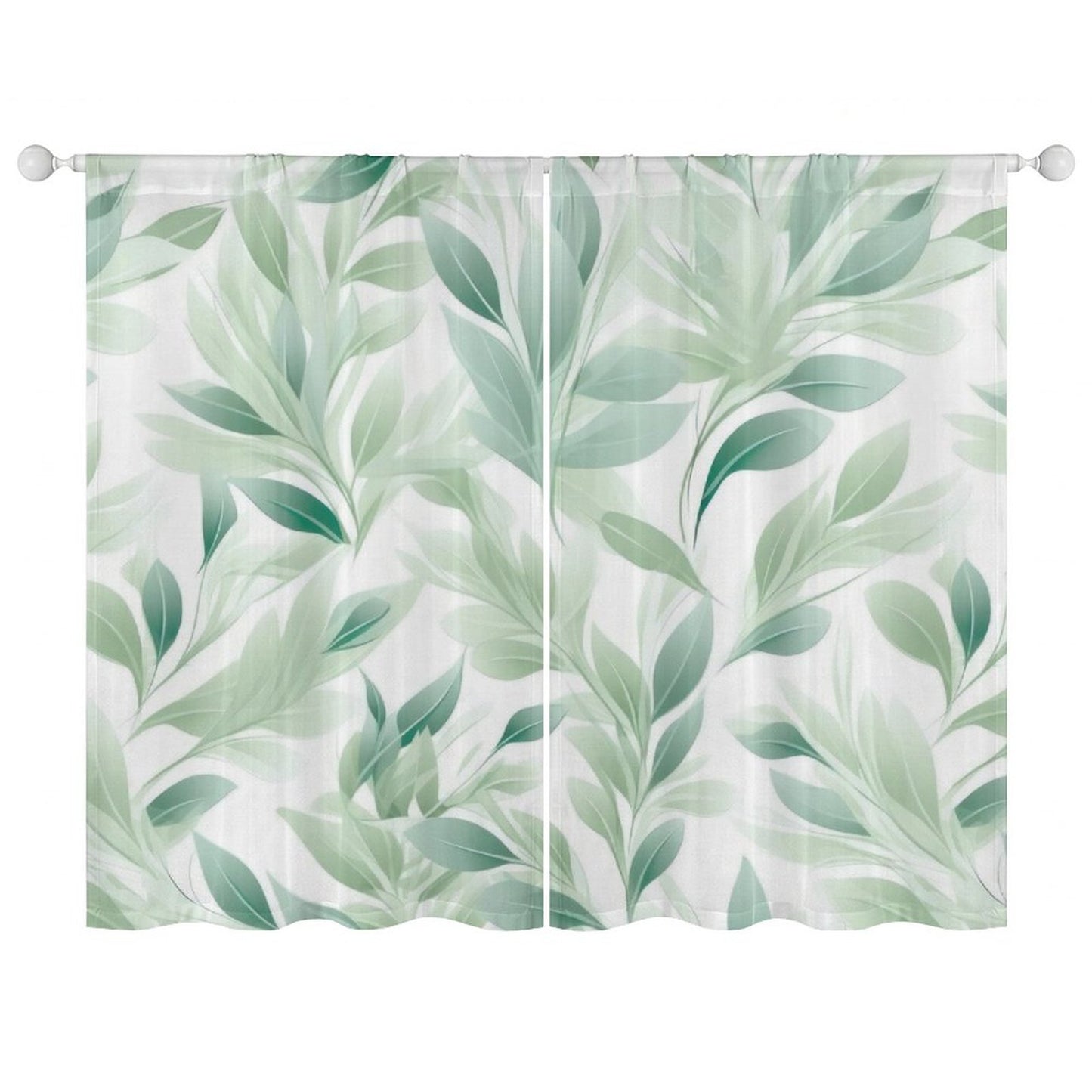 Sheer Curtain Botantical