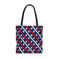 Patriotic Tote Bag, USA Flag Inspired