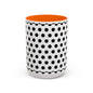 Elegant Polka Dot Mug - Stylish Coffee Cup for Home, Office, Gift for Birthdays, Anniversaries, Holidays, Unique Drinkware