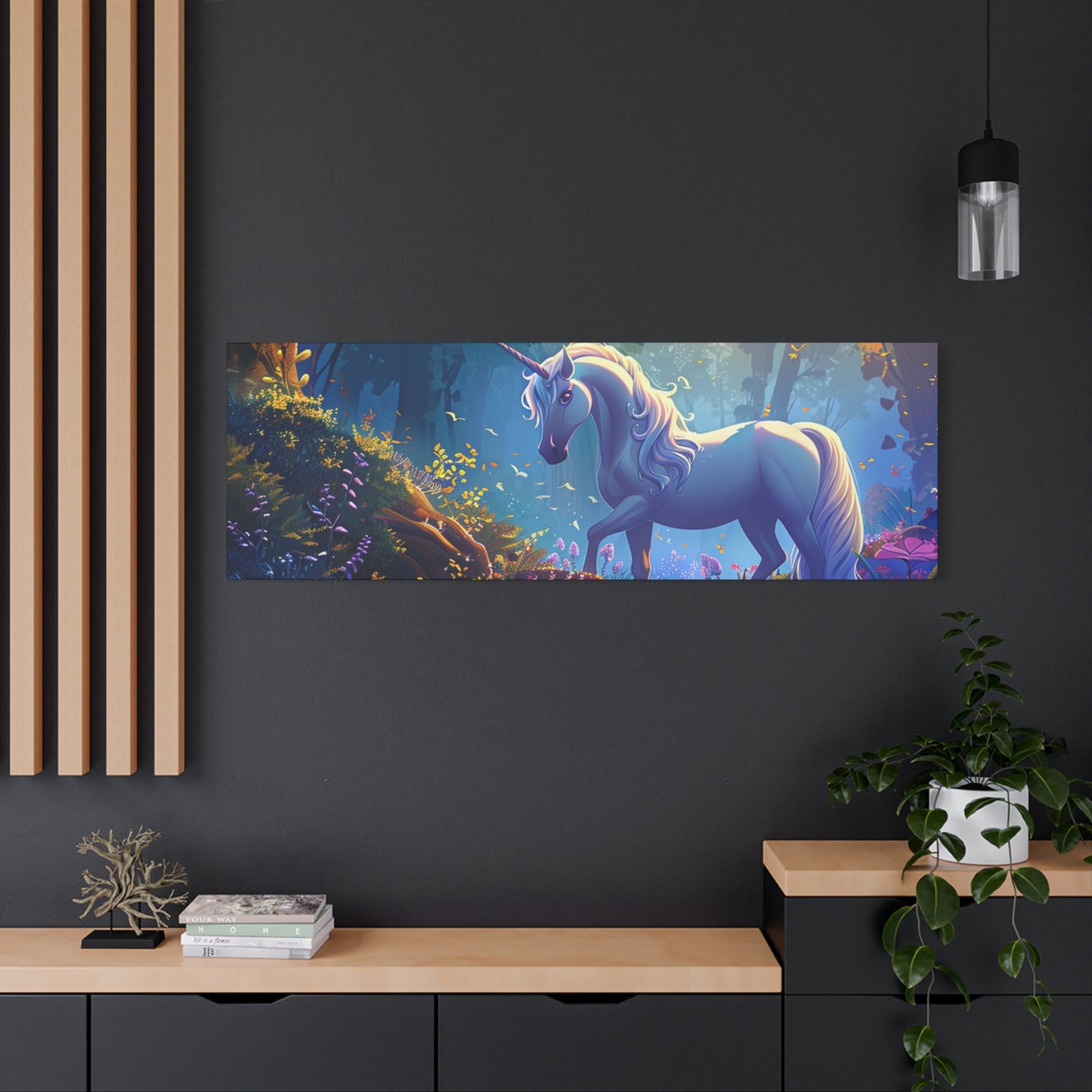Matte Canvas, Stretched, 1.25" - Unicorn