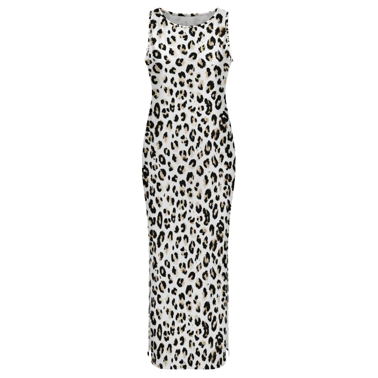 Slit Fitted Camisole Cheongsam