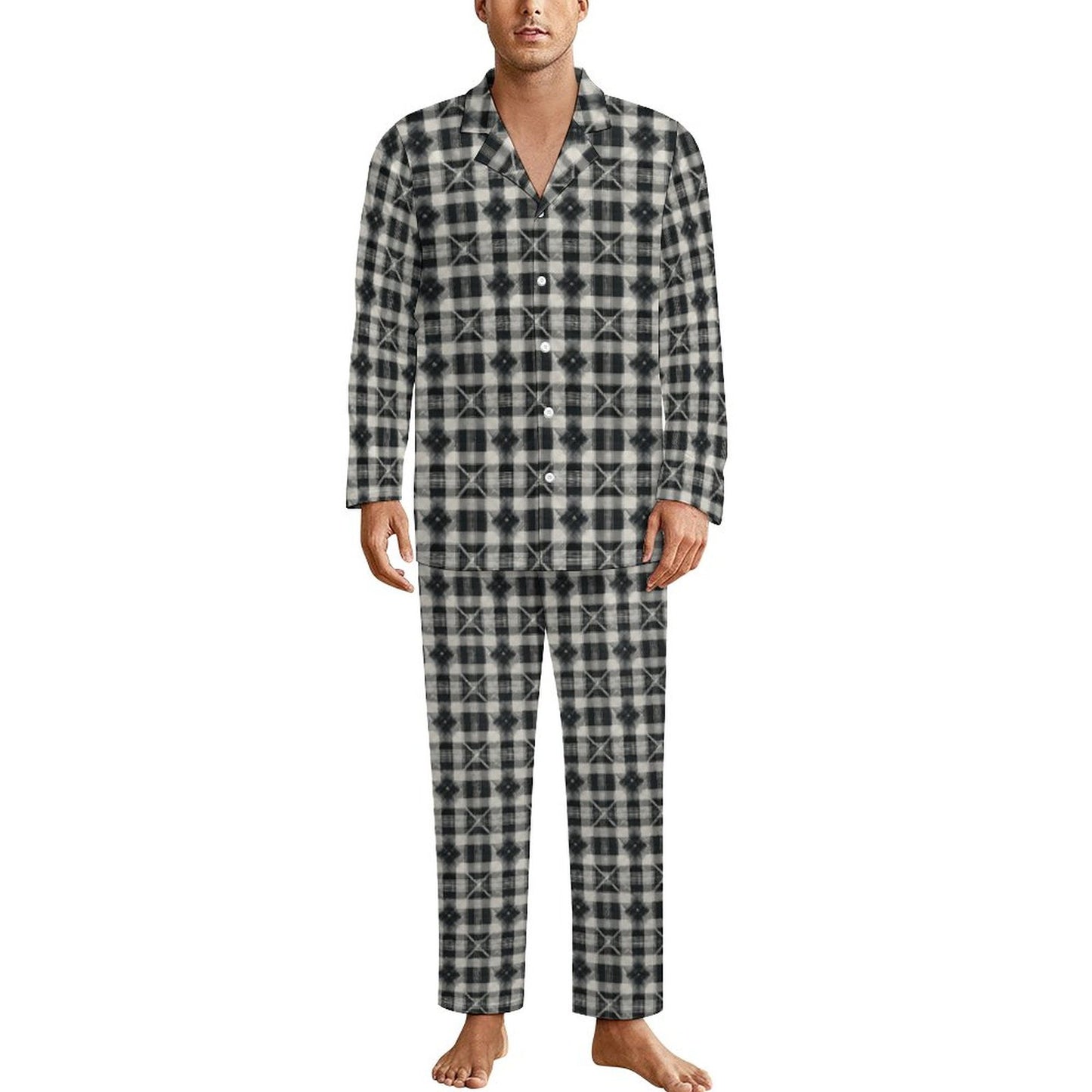 Men's Long-Sleeve Pajama Set