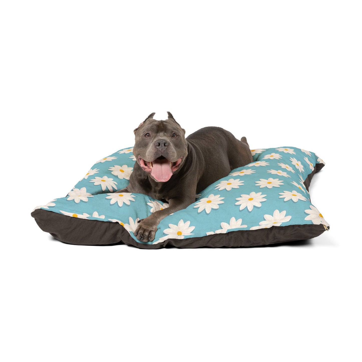 Daisy Floral Pet Bed for Cozy Comfort, Small Dog Bed, Cat Plush Pillow, Summer Pet Accessory, Dog Lover Gift