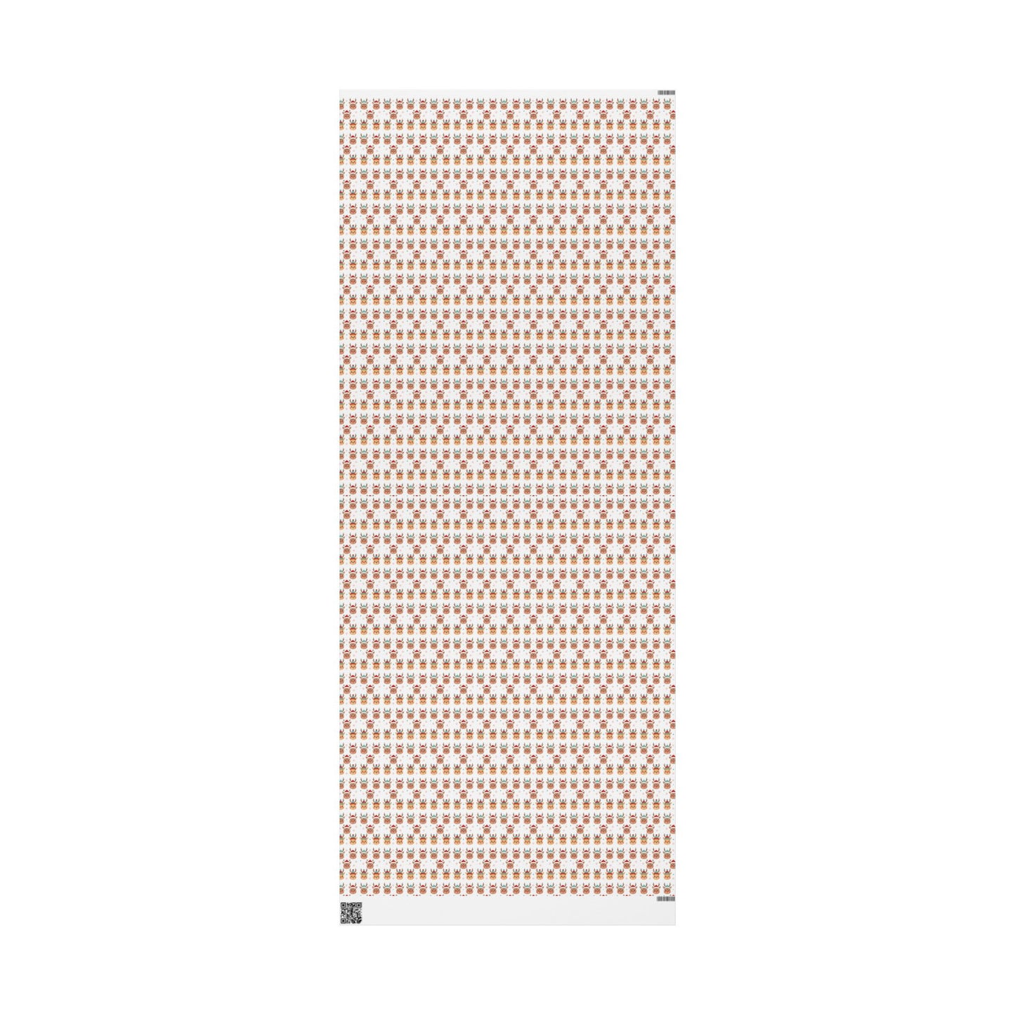 Gingerbread Pattern Wrapping Paper — Festive Holiday Gift Wrap (Roll)