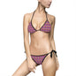 Vibrant Women's Bikini Swimsuit, Colorful Swimwear for Beach, Vacation, Pool Party, Summer Fun, AOP Style
