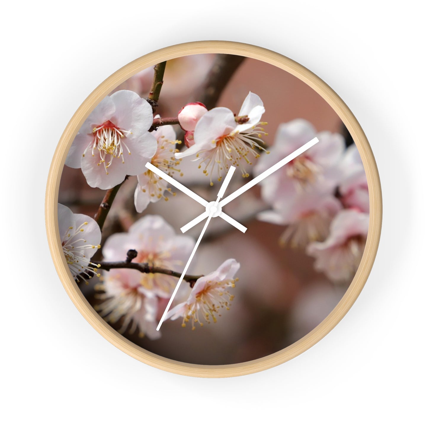 Elegant Floral Wall Clock