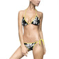 Elegant Floral Women's Bikini Swimsuit, Beachwear, Summer Pool Party, Vacation Fashion, Gift for Her, Swimwear