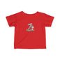 Colorful Number 2 Infant Tee, Cute Baby Shirt, Toddler Clothing, Birthday Outfit, Playful Kid’s Apparel