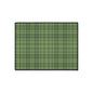 Green Plaid Heavy-Duty Floor Mat — Durable Non-Slip Entry Rug