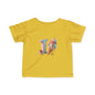Ice Cream Letter J Infant Tee, Cute Baby Shirt, Kids Birthday Gift, Summer Outfit, Personalized Toddler Gift