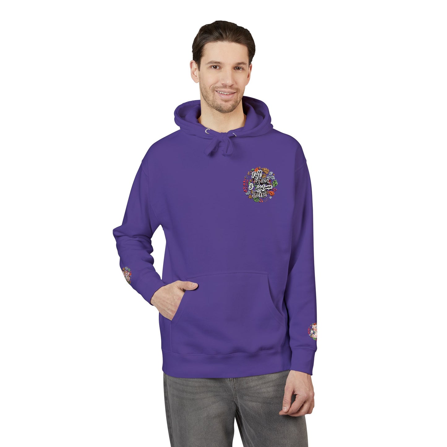 Floral Unisex Fleece Hoodie - Cozy Gift for Nature Lovers, Perfect for Fall, Spring, Birthdays, Relaxation, Outdoor Activities