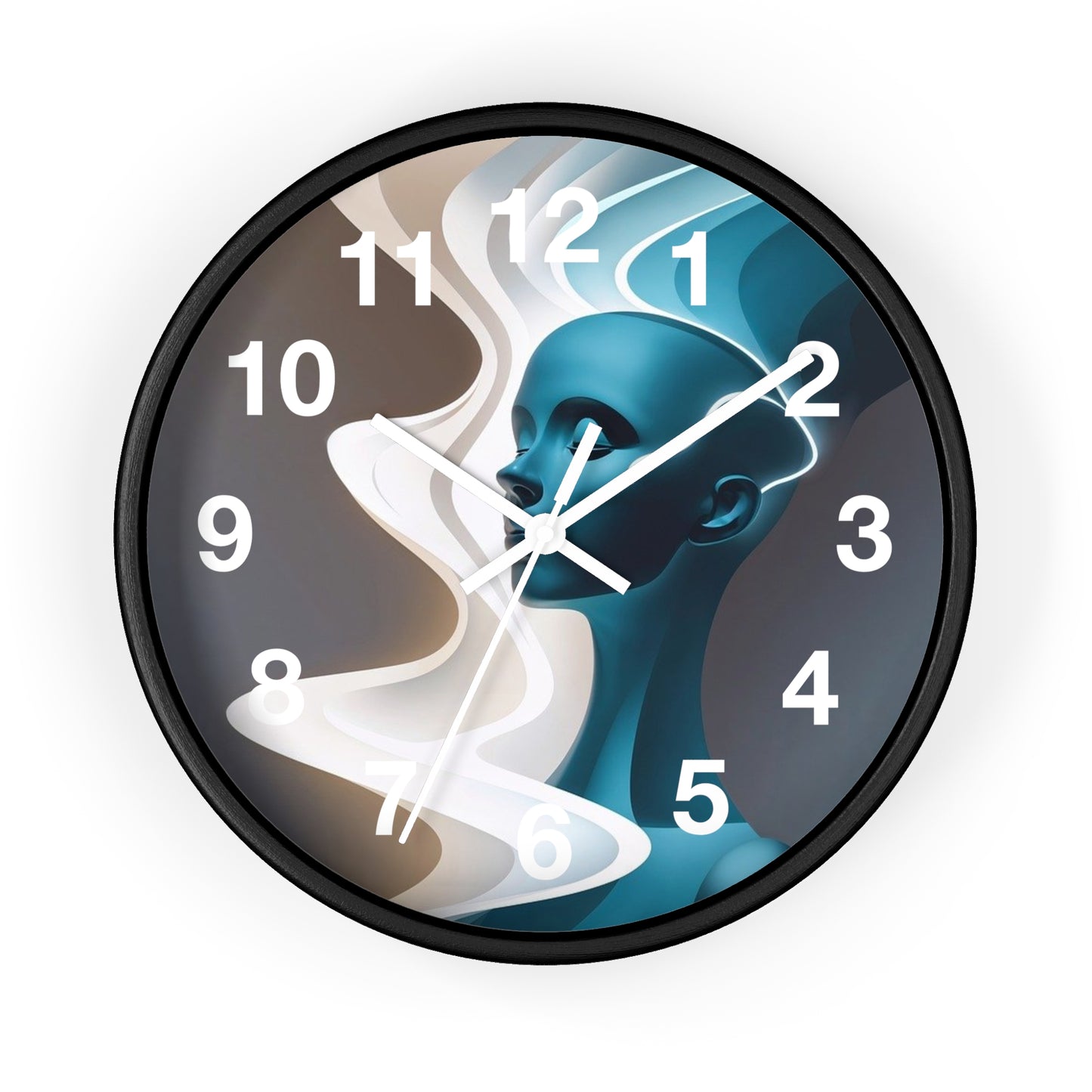 Artistic Modern Wall Clock with Abstract Face Design, Contemporary Decor, Unique Gift for Home or Office, Minimalist Timekeeper, [...]