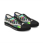 Piano Keys Low Top Sneakers — Colorful Musical Canvas Shoes