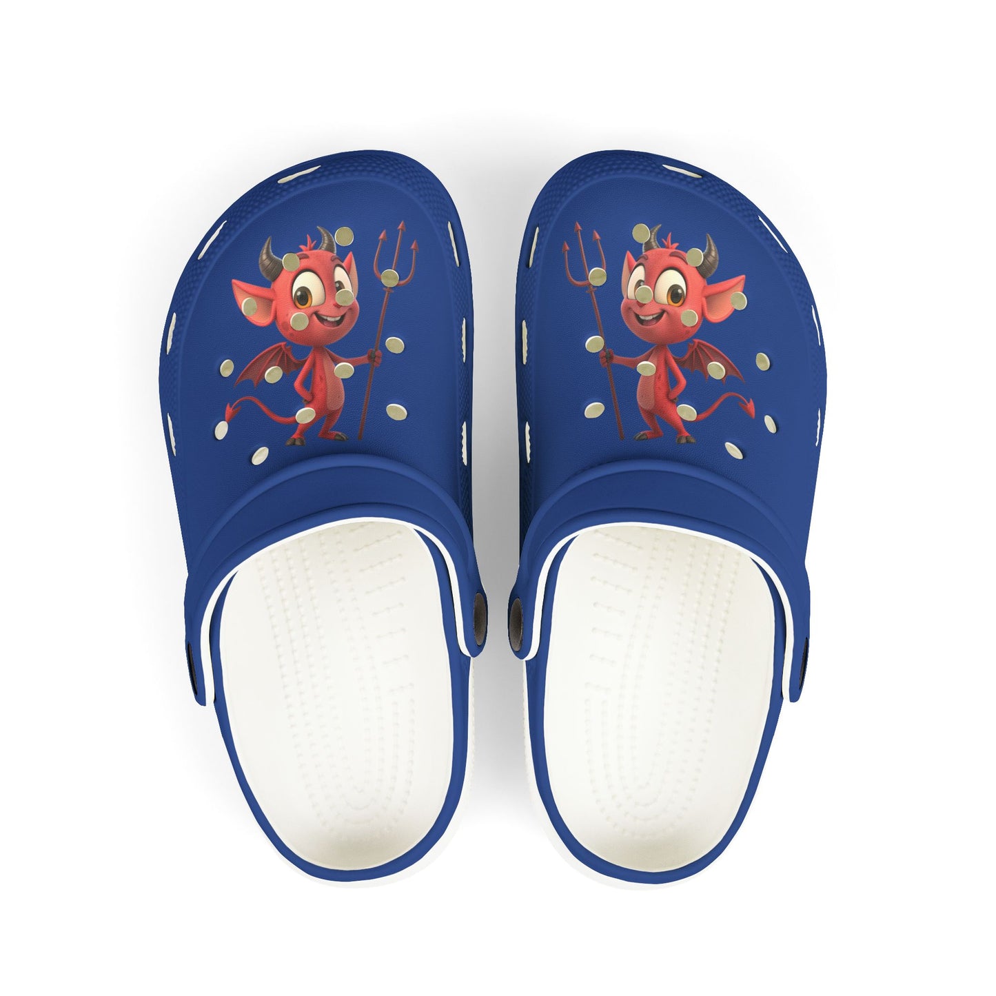 Kid's Fun Demon Clogs, Playful Footwear for Kids