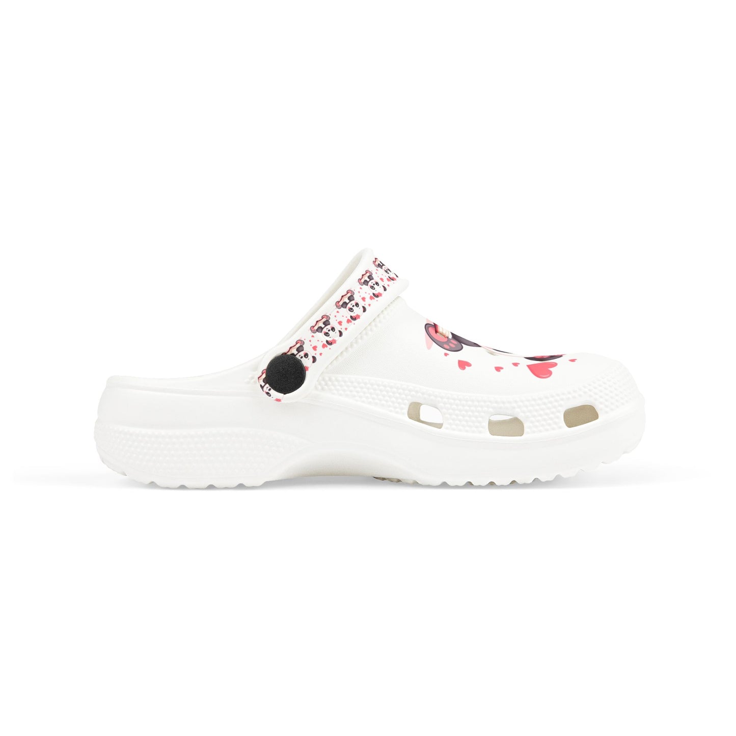 Kids Panda Heart Clogs