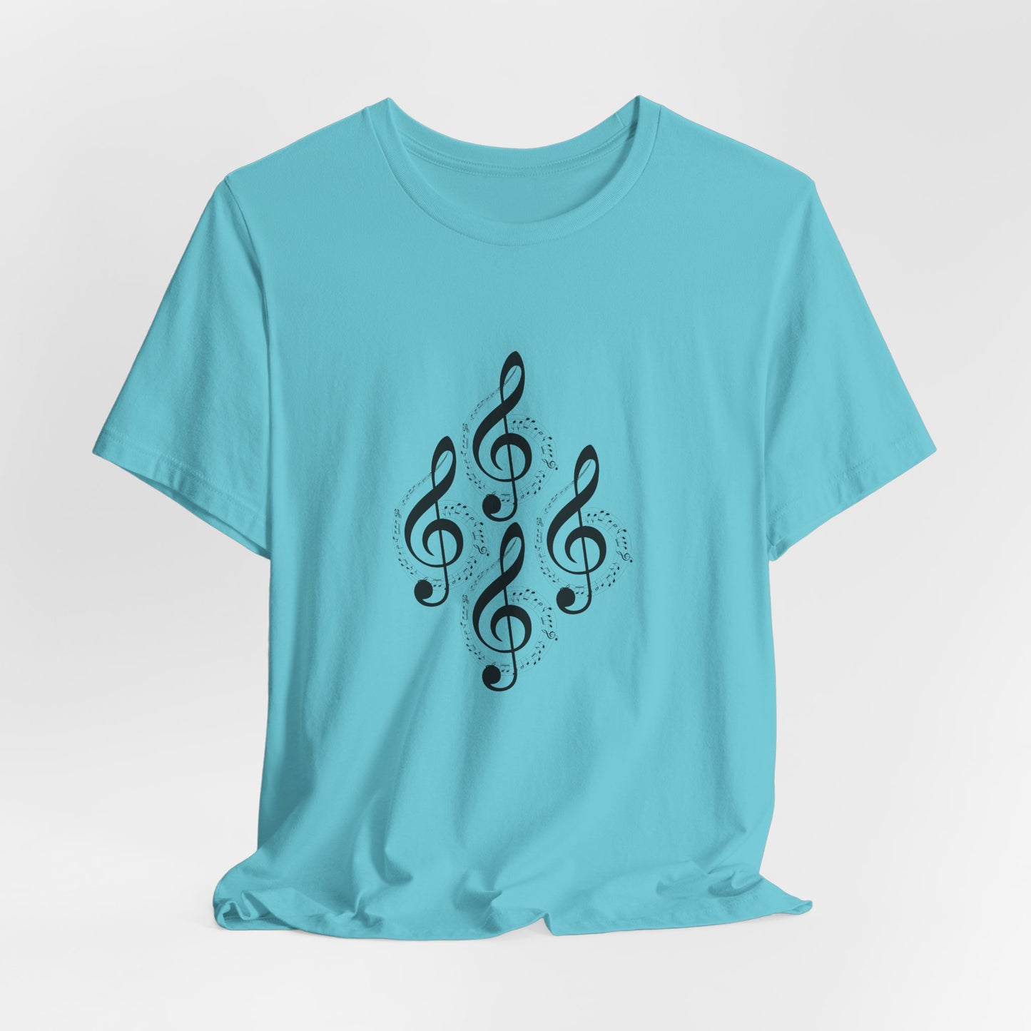 Musical Notes Tee - Perfect for Music Lovers, Casual Wear, Concerts, Festivals, Unique Gift Idea