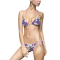 Floral Print Women's Bikini Swimsuit, Summer Beachwear, Pool Party Outfit, Vacation Swimwear, Trendy Swim Set