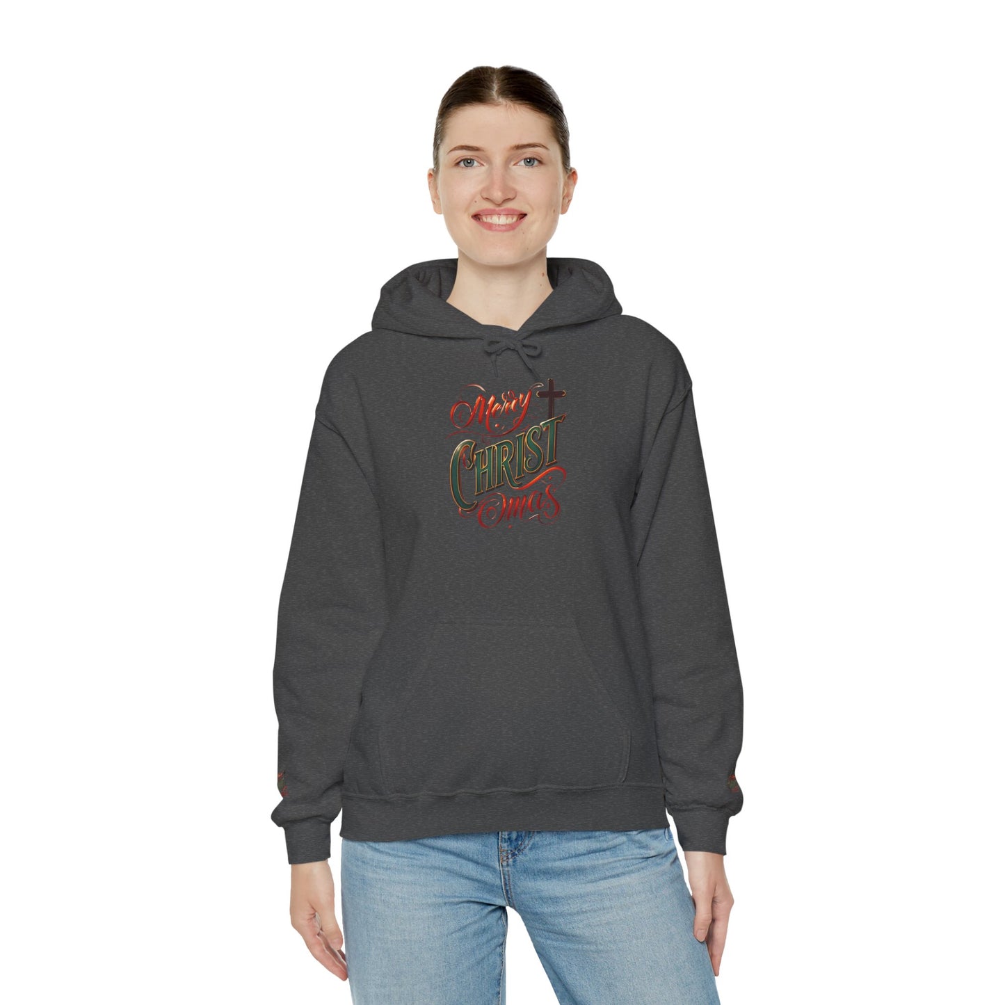 Merry Christmas Hoodie, Cozy Unisex Sweatshirt for Holiday Gatherings, Festive Gift Idea for Him/Her, Winter Apparel, Christmas Sweater