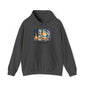 Camping Life Hoodie – Outdoor Illustrated Campsite Scenes