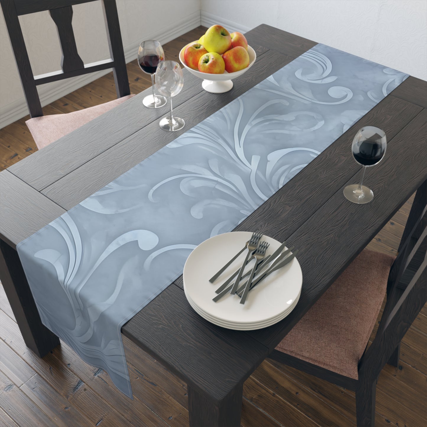 Elegant Cotton-Poly Table Runner | Wedding Decor, Dining Table Accent, Home Decoration, Holiday Table Setting, Gift Idea