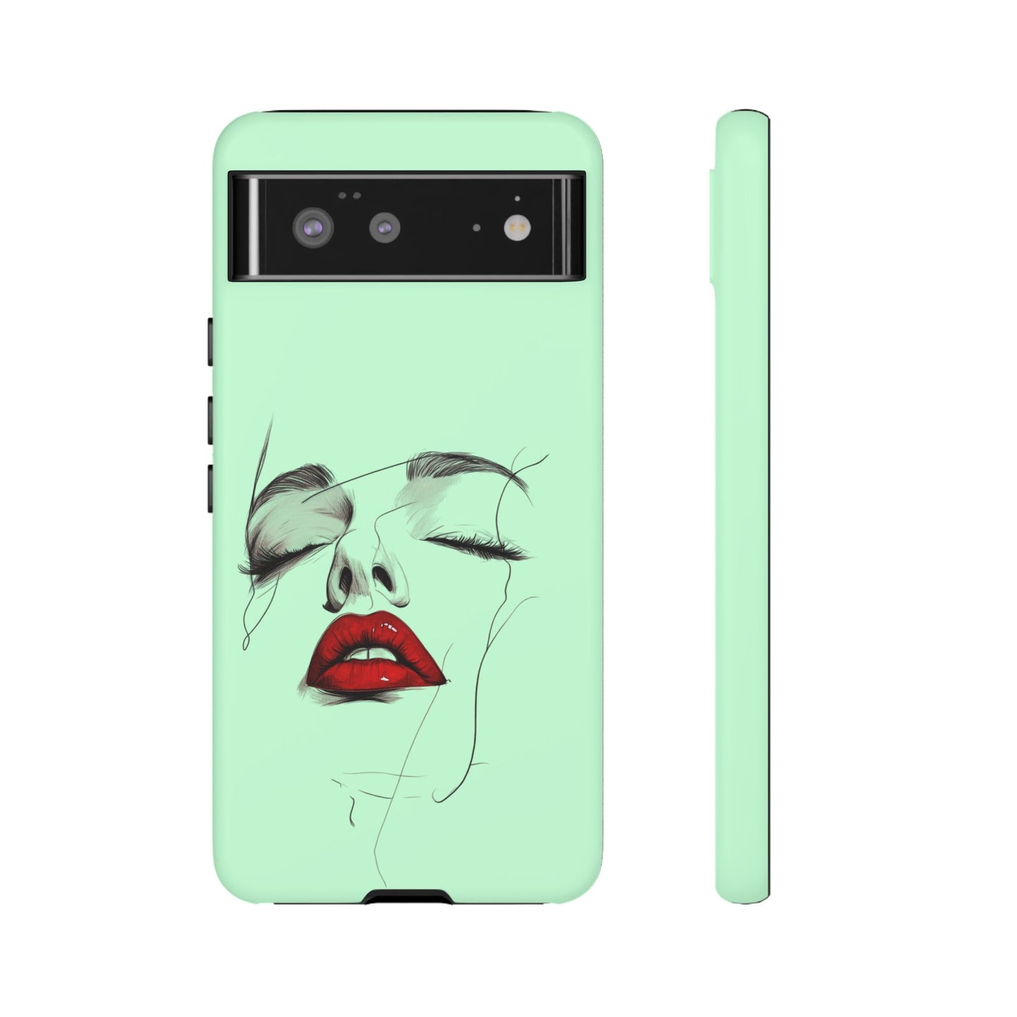 Stylish Phone Case, Artistic Phone Cover, Trendy Tech Accessory, Unique Cell Phone Protector, Gift for Her, Modern Aesthetic