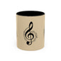 Musical Notes Coffee Mug - Perfect Gift for Music Lovers