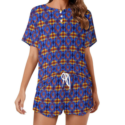 Cooling Short Sleeve Loungewear Set