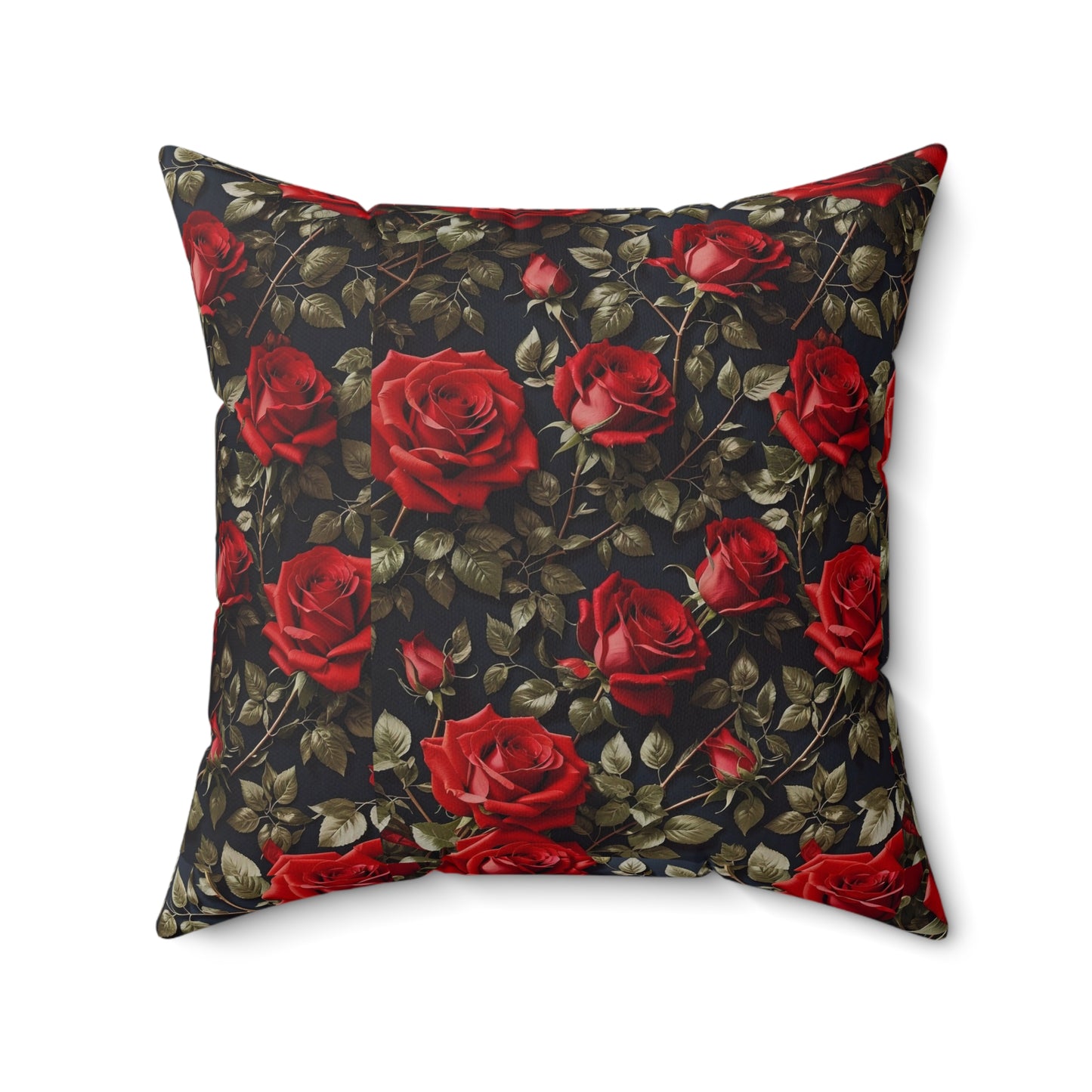 Elegant Floral Decorative Pillow, Rose Flower Cushion, Cozy Home Decor, Gift Idea for Weddings, Birthdays, Housewarming
