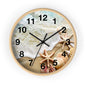Beach Shells Wall Clock — Coastal Starfish Seaside Decor